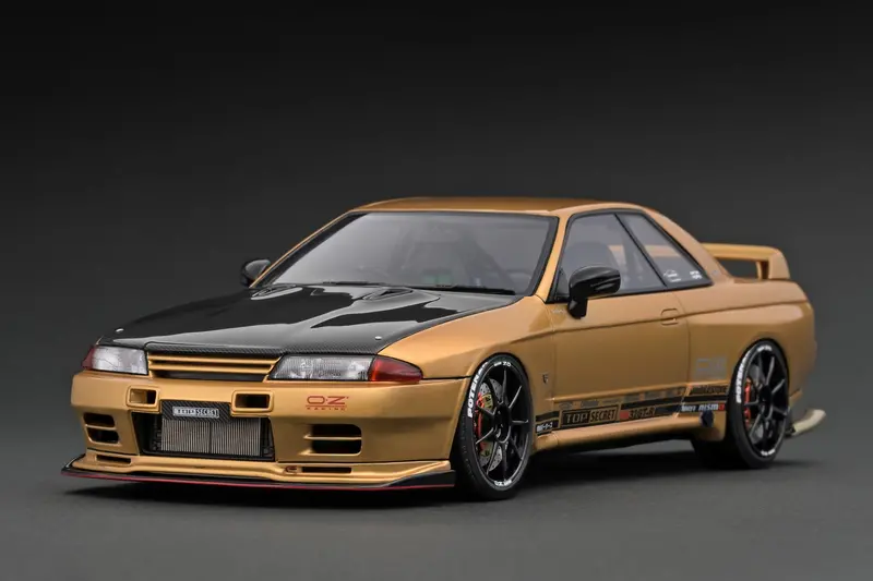 1:18 Nissan Skyline R32 Gt-R Top Secret -- Gold -- Ignition Model Ig3522 1