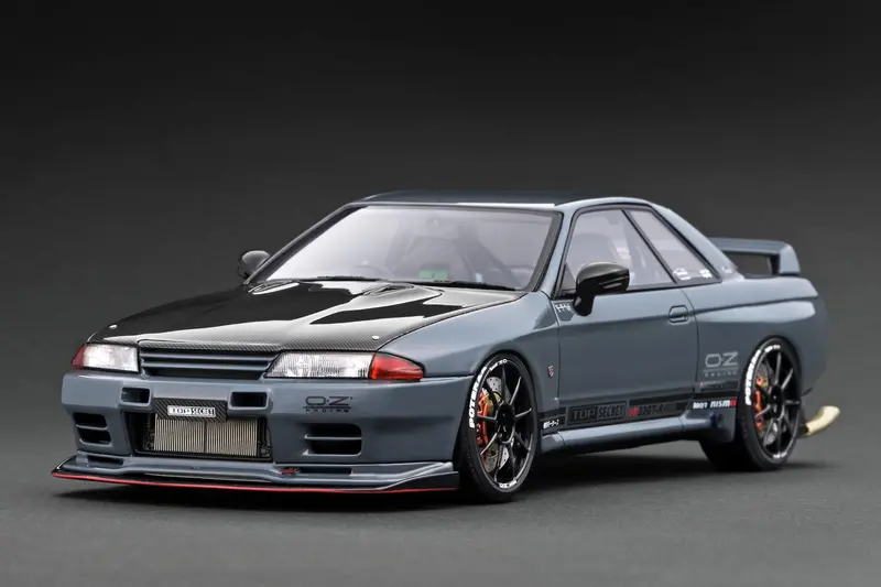 1:18 Nissan Skyline R32 Gt-R Top Secret -- Grey -- Ignition Model Ig3521 1
