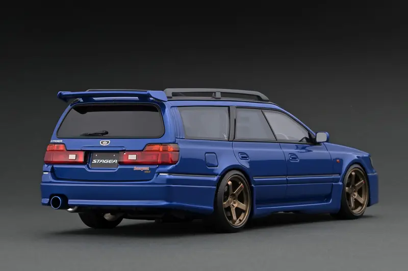 1:18 Nissan Stagea 260Rs (Wgnc34) -- Blue -- Ignition Model Ig2891 2