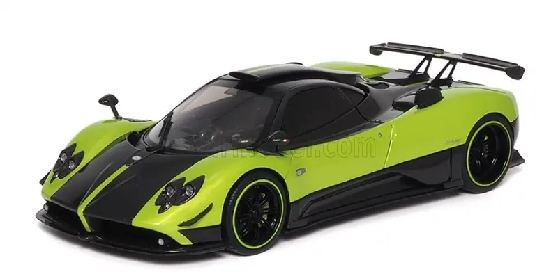 1:18 Pagani Zonda Cinque Coupe 2009 - Verde Firenze (Green/Black) -- Almost Real 1