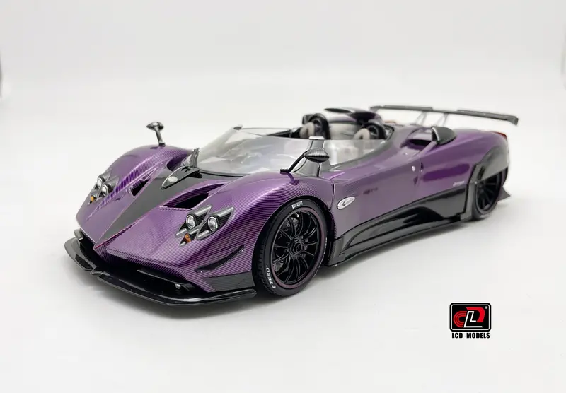 1:18 Pagani Zonda Hp Barchetta -- Carbon Fibre Purple -- Lcd Models 1