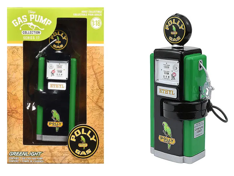 1:18 "Polly Gas" 1948 Wayne 100-A -- Vintage Gas/Petrol Pump -- Series 17 1