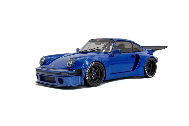 1:18 Porsche 911 (930) Ks-R Modified -- Dark Blue Metallic -- Solido 1