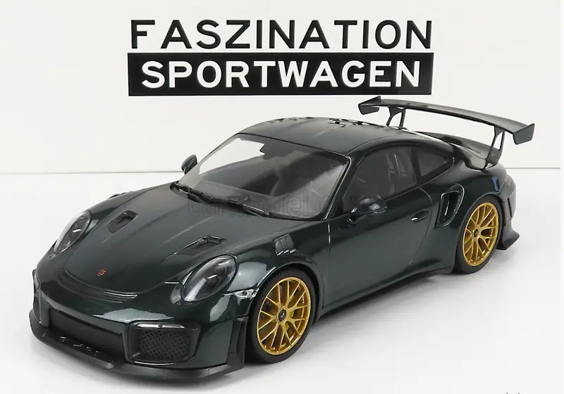 1:18 Porsche 911 (991.2) Gt3 Rs Weissach 2018 -- Racing Green -- Minichamps 1