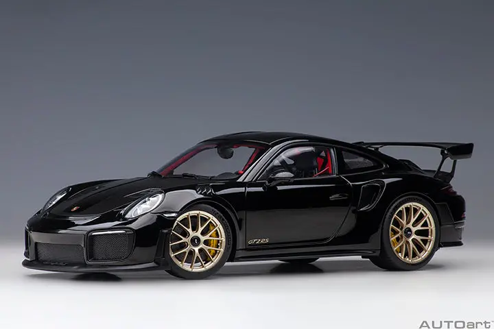 1:18 Porsche 911 (991) Gt2 Rs 2019 Weissach Package -- Black -- Autoart 1