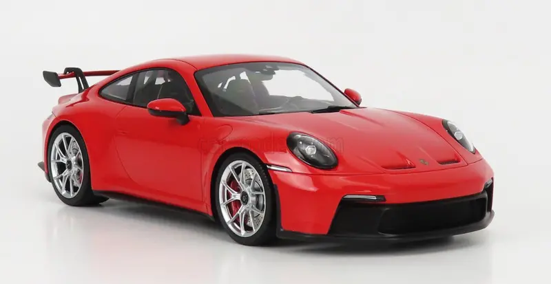 1:18 Porsche 911 (992) Gt3 Coupe 2022 -- Red W/Silver Wheels -- Minichamps 1