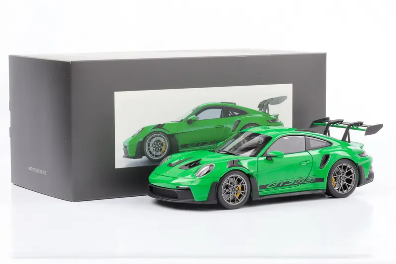 1:18 Porsche 911 (992) Gt3 Rs Coupe 2022 -- Green -- Norev (Dealer Edition) 1