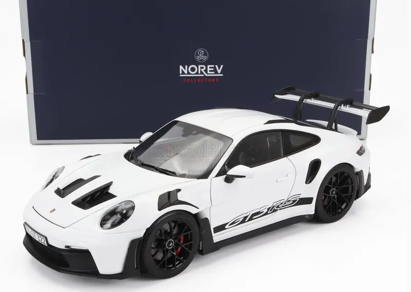 1:18 Porsche 911 (992) Gt3 Rs Coupe 2022 -- White/Black -- Norev 1
