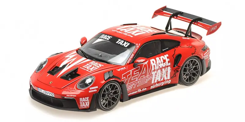 1:18 Porsche 911 (992) Gt3 Rs Coupe -- Nurburgring Race Taxi -- Minichamps 1