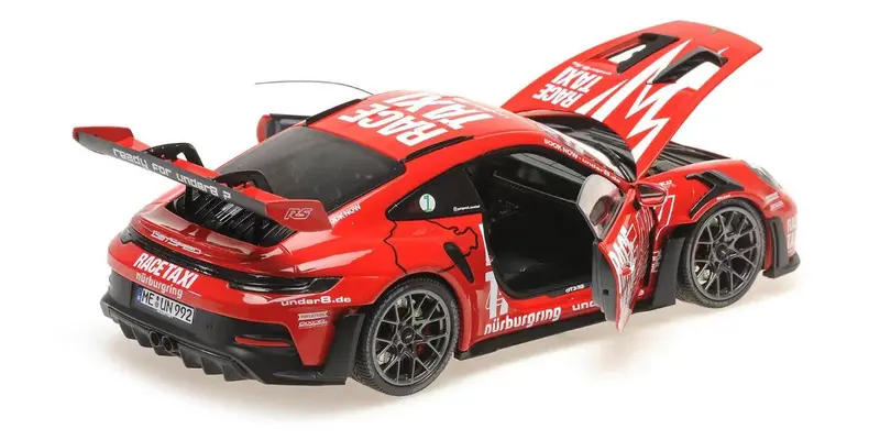 1:18 Porsche 911 (992) Gt3 Rs Coupe -- Nurburgring Race Taxi -- Minichamps 2