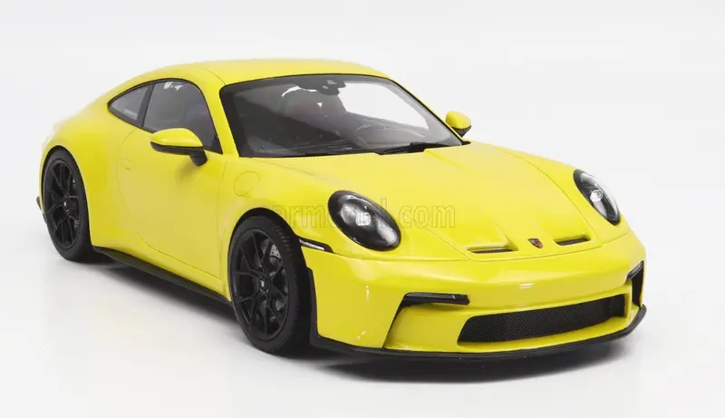 1:18 Porsche 911 (992) Gt3 Touring 2022 -- Yellow W/Black Wheels -- Minichamps 1