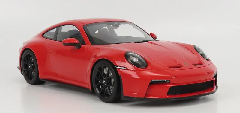 1:18 Porsche 911 (992) Gt3 Touring Coupe 2022 - Red W/Black Wheels -- Minichamps 1