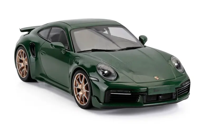 1:18 Porsche 911 (992) Turbo Sport Design 2024 -- Dark Green -- Minichamps 1
