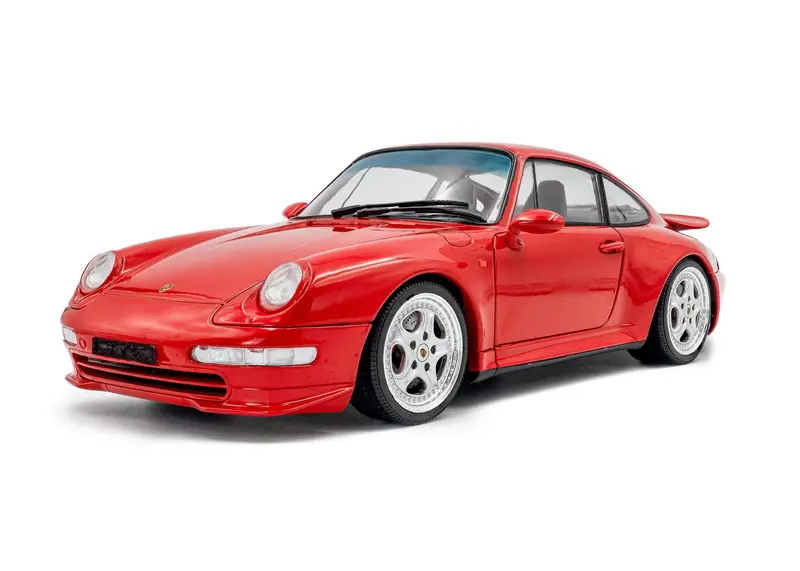 1:18 Porsche 911 (993) Carrera Rs 1997 -- Indischrot Red -- Solido 1