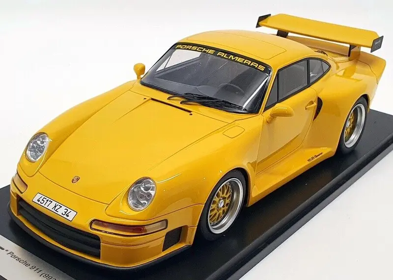 1:18 Porsche 911 (993) Gt1 Almeras -- Yellow -- Kess Models 1