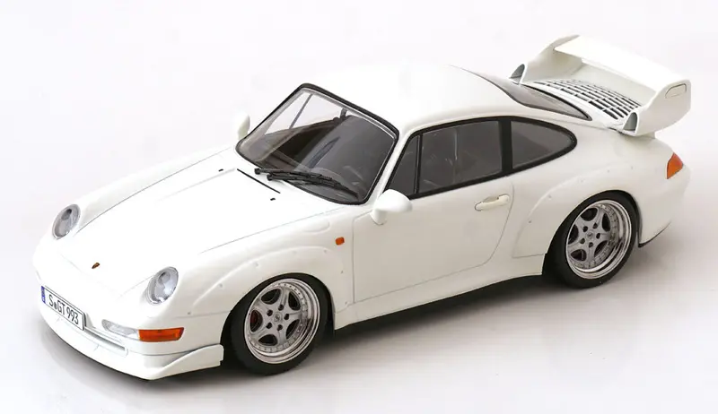 1:18 Porsche 911 (993) Gt2 1996 -- White -- Kk-Scale 1