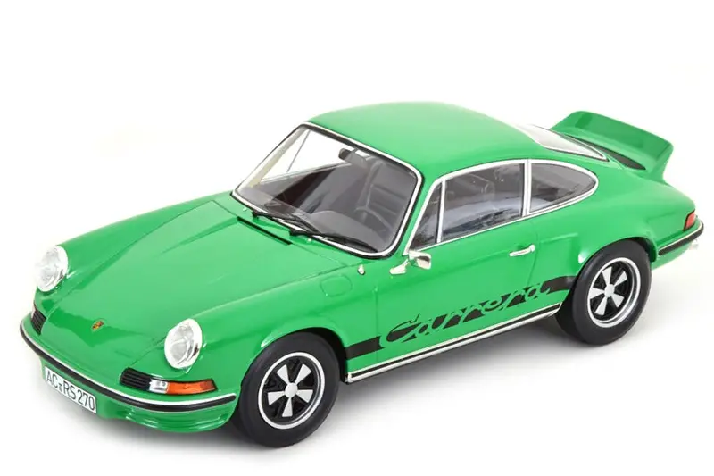 1:18 Porsche 911 Carrera Rs 1973 -- Green/Black -- Norev 1