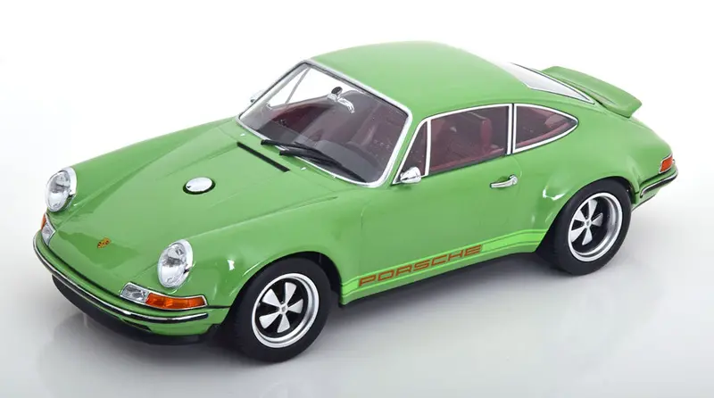 1:18 Porsche 911 Coupe By Singer -- Green -- Kk-Scale 1