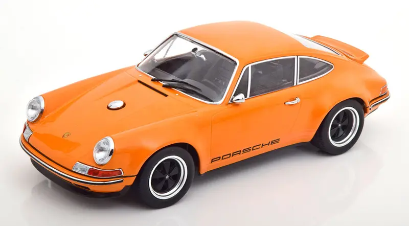 1:18 Porsche 911 Coupe By Singer -- Orange -- Kk-Scale 1