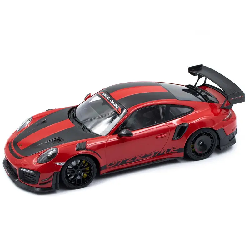 1:18 Porsche 911 Gt2 Rs Mr Manthey -- Red W/Black Wheels -- Minichamps 1