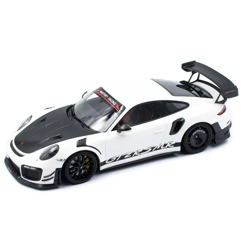 1:18 Porsche 911 Gt2 Rs Mr Manthey -- White W/Black Wheels -- Minichamps 1