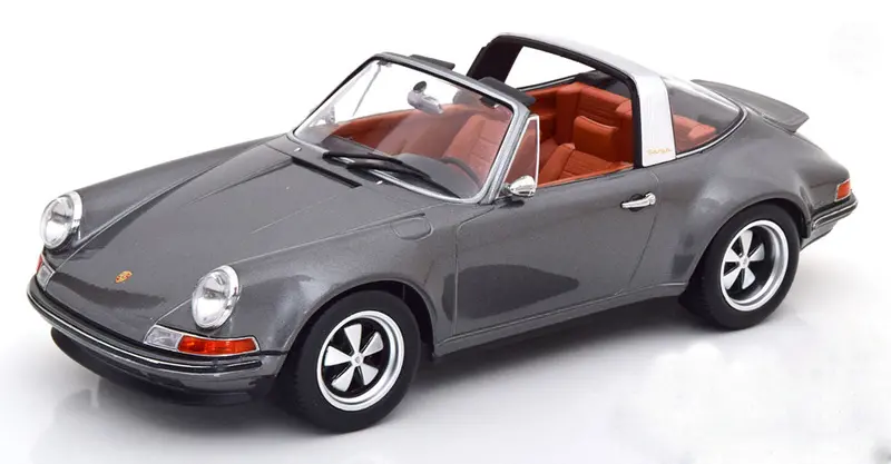 1:18 Porsche 911 Targa By Singer -- Grey -- Kk-Scale 1