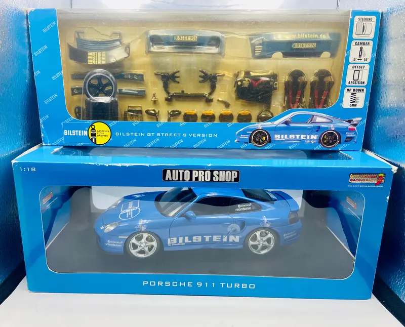 1:18 Porsche 911 Turbo -- Bilstein Gt Street Auto Pro + Tuning Kit -- Hot Works 1