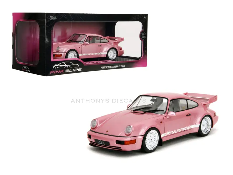 1:18 Porsche 911 Type 964 Carrera Rs -- Pink -- Jada: Pink Slips 1