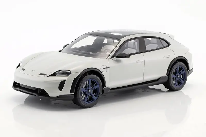 1:18 Porsche Mission-E Cross Turismo -- Ice Grey Metallic -- Spark Dealer 1