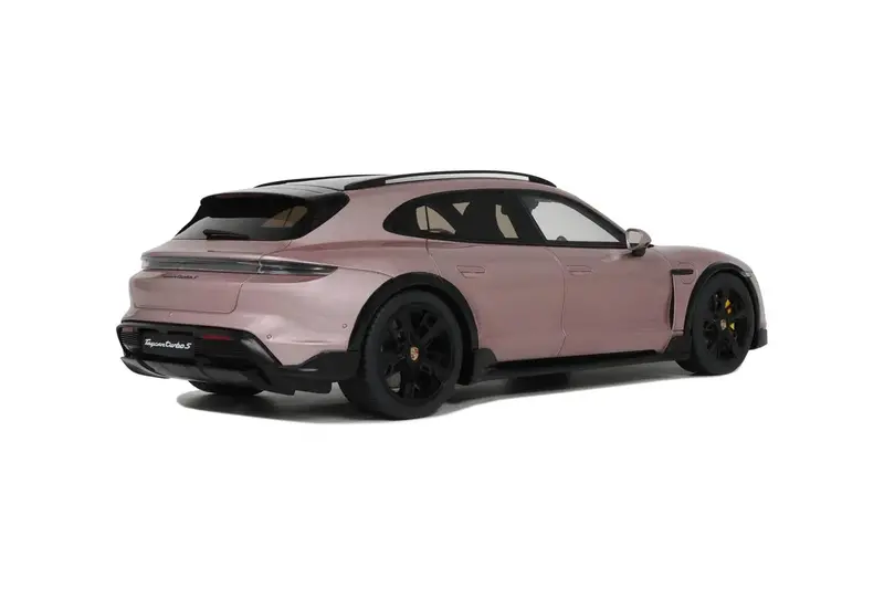 1:18 Porsche Taycan Turbo S Cross Turismo 2022 -- Pink Metallic -- Gt Spirit 2