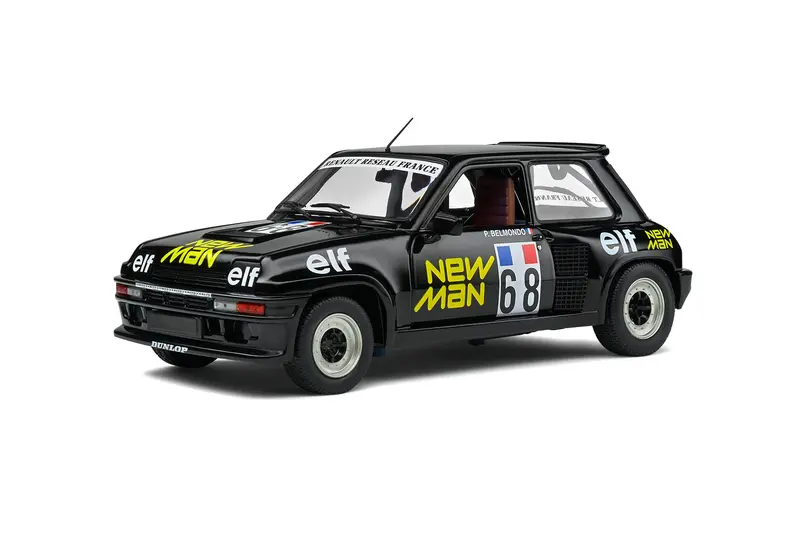 1:18 Renault 5 Turbo -- #68 Black -- European Cup 1984 -- Solido 1