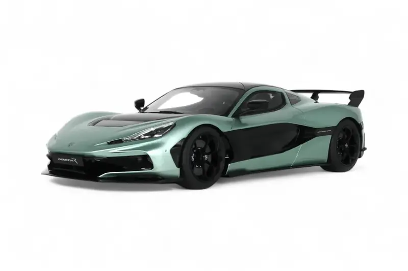 1:18 Rimac Nevera R -- Green Metallic -- Gt Spirit Gt547 1