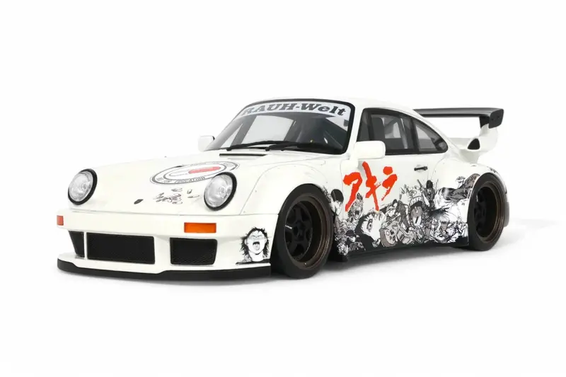 1:18 Rwb 964 -- Akira - Glacier White -- Gt Spirit Porsche 911 1