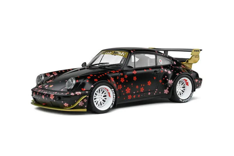 1:18 Rwb 964 -- "Aoki" Sakura Black -- Solido Porsche 911 1