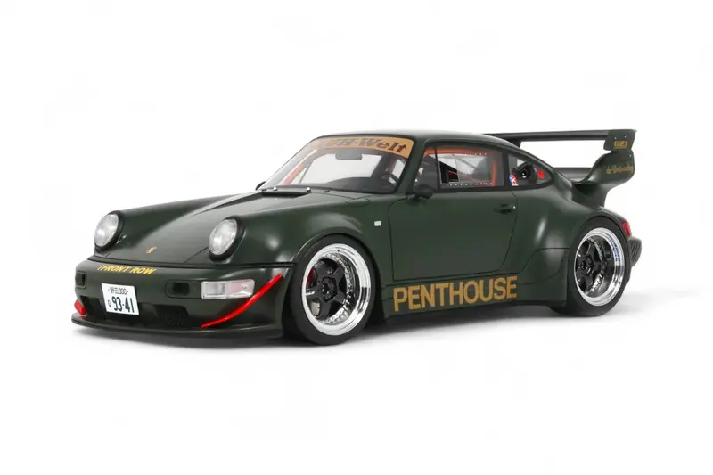 1:18 Rwb 964 (Porsche 911) -- Penthouse Dark Green -- Gt Spirit Gt559 1