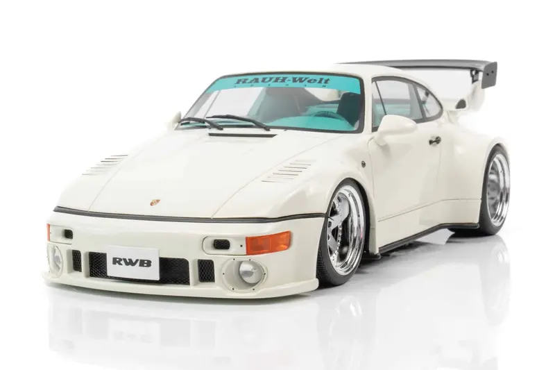 1:18 Rwb 964 Slant Nose -- Grand Prix White -- Gt Spirit Porsche 911 1