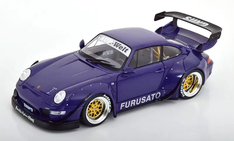 1:18 Rwb 993 -- "Furusato" Purple -- Porsche 911 Werk83 1
