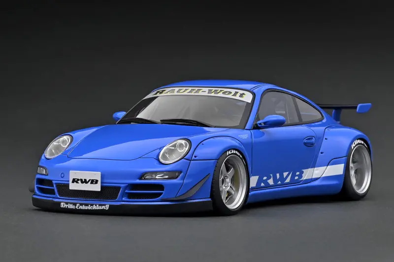 1:18 Rwb 997 -- Blue -- Ignition Model Porsche 911 Ig3256 1