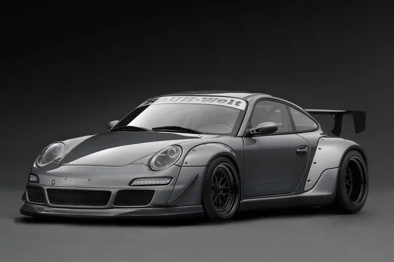 1:18 Rwb 997 Gt3 (Porsche 911) -- Gun Metallic Grey -- Ignition Model Ig3780 1