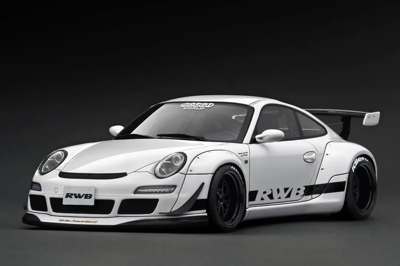 1:18 Rwb 997 Gt3 (Porsche 911) -- White -- Ignition Model Ig3779 1