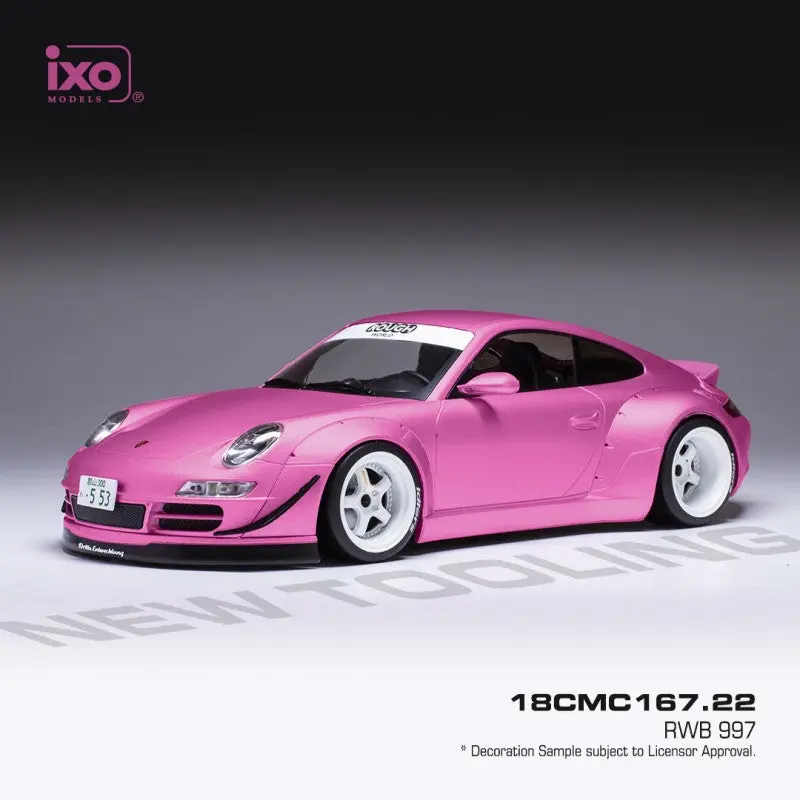 1:18 Rwb 997 -- Pink -- Ixo Models Porsche 911 1