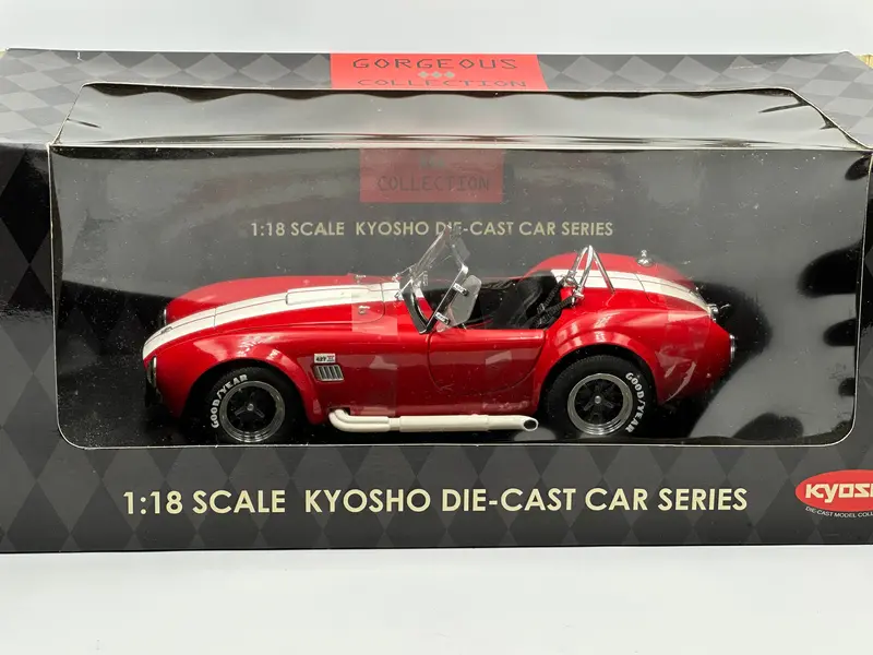 1:18 Shelby Cobra 427 S/C Racing -- Red -- Kyosho 08045R 1