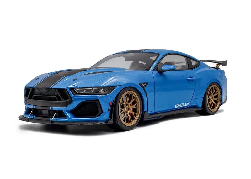 1:18 Shelby Mustang Super Snake 2025 -- Grabber Blue Metallic -- Solido Ford 1