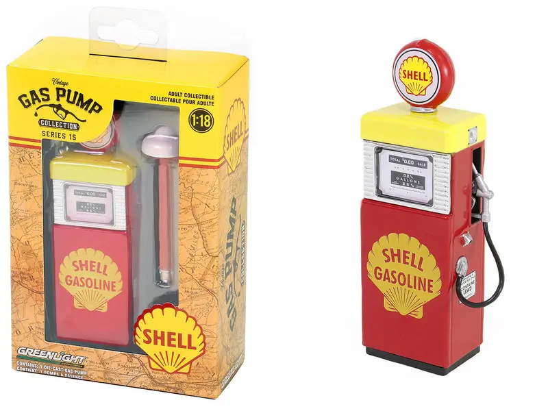 1:18 "Shell Oil" 1951 Wayne 505 -- Vintage Gas/Petrol Pump -- Series 15 1