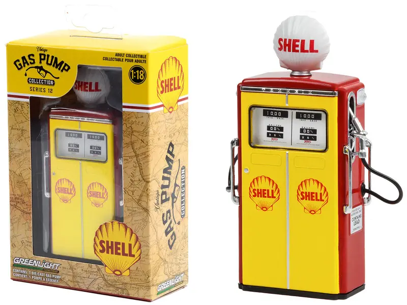 1:18 "Shell Oil" 1954 Tokheim 350 Twin -- Vintage Gas/Petrol Pump -- Series 12 1