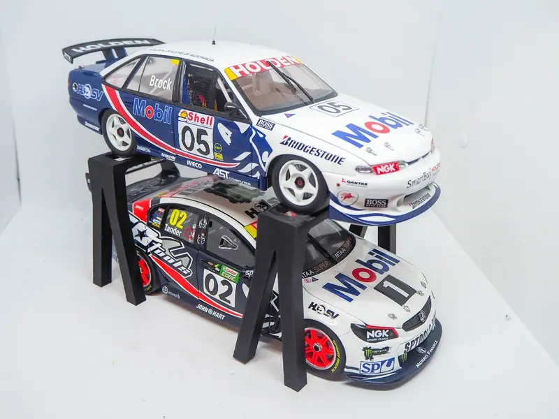 1:18 Single Model Car Stacker -- 3D Printed Plastic Stands For Your Model Car 1