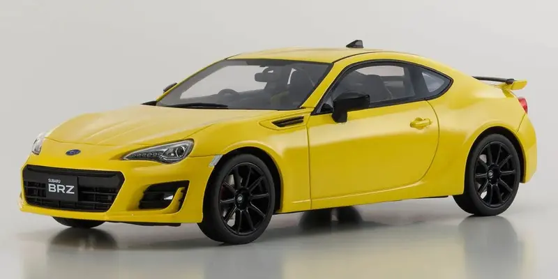1:18 Subaru Brz Gt -- Charlesite Yellow -- Kyosho 1