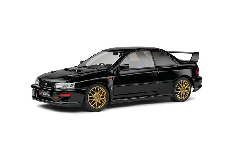 1:18 Subaru Impreza 22B 1998 -- Black -- Solido 1