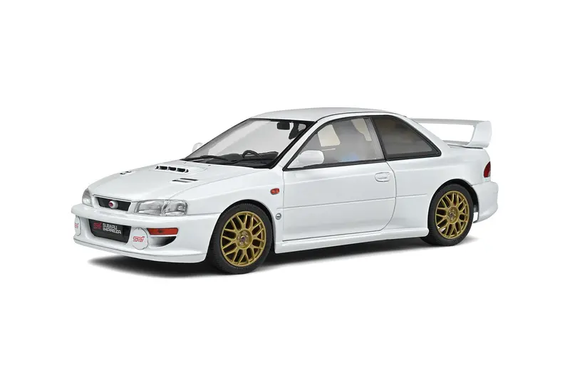 1:18 Subaru Impreza 22B 1998 -- Pure White -- Solido 1