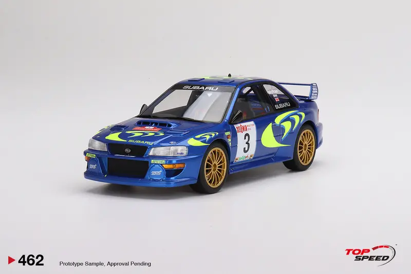 1:18 Subaru Impreza Wrc97 - Colin Mcrae 1997 Rally Winner #3 -- Topspeed Wrx Sti 1